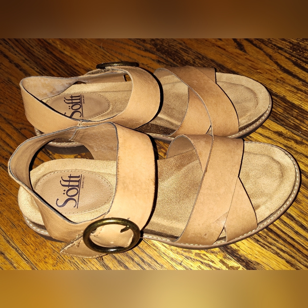 Sofft women's leather sandals size 6.5 w